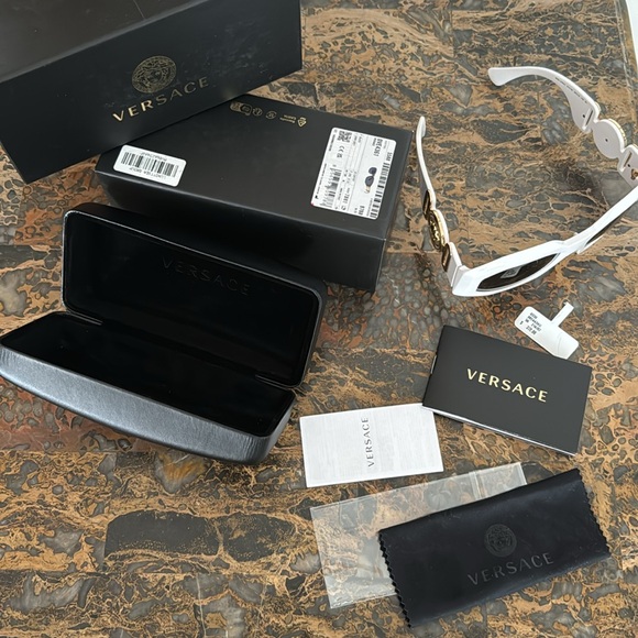 Versace White Sunglasses - Picture 6 of 10